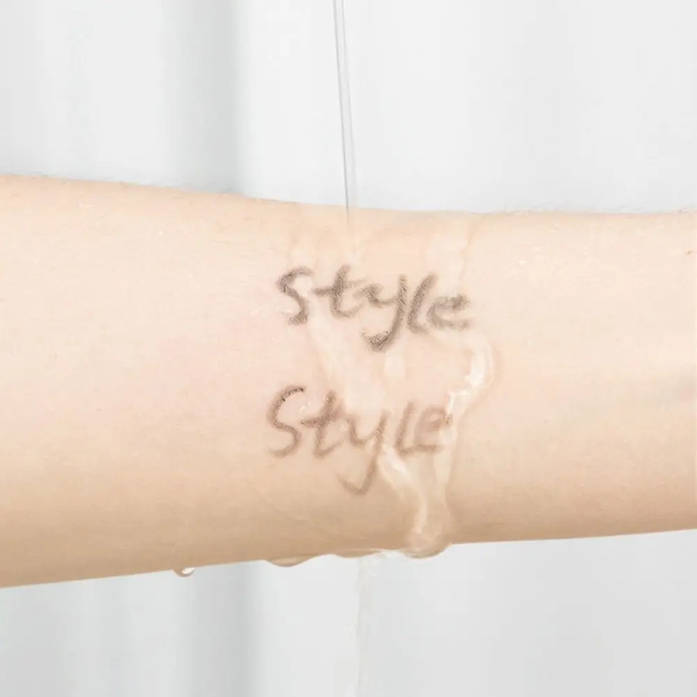 Beauté avec brosse Triangle rotatif Double tête crayon à sourcils étanche stylo à sourcils