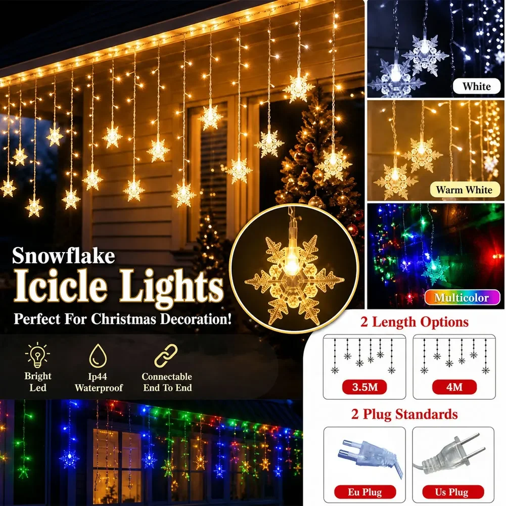Snowflake Butterfly Fairy Lights 3
