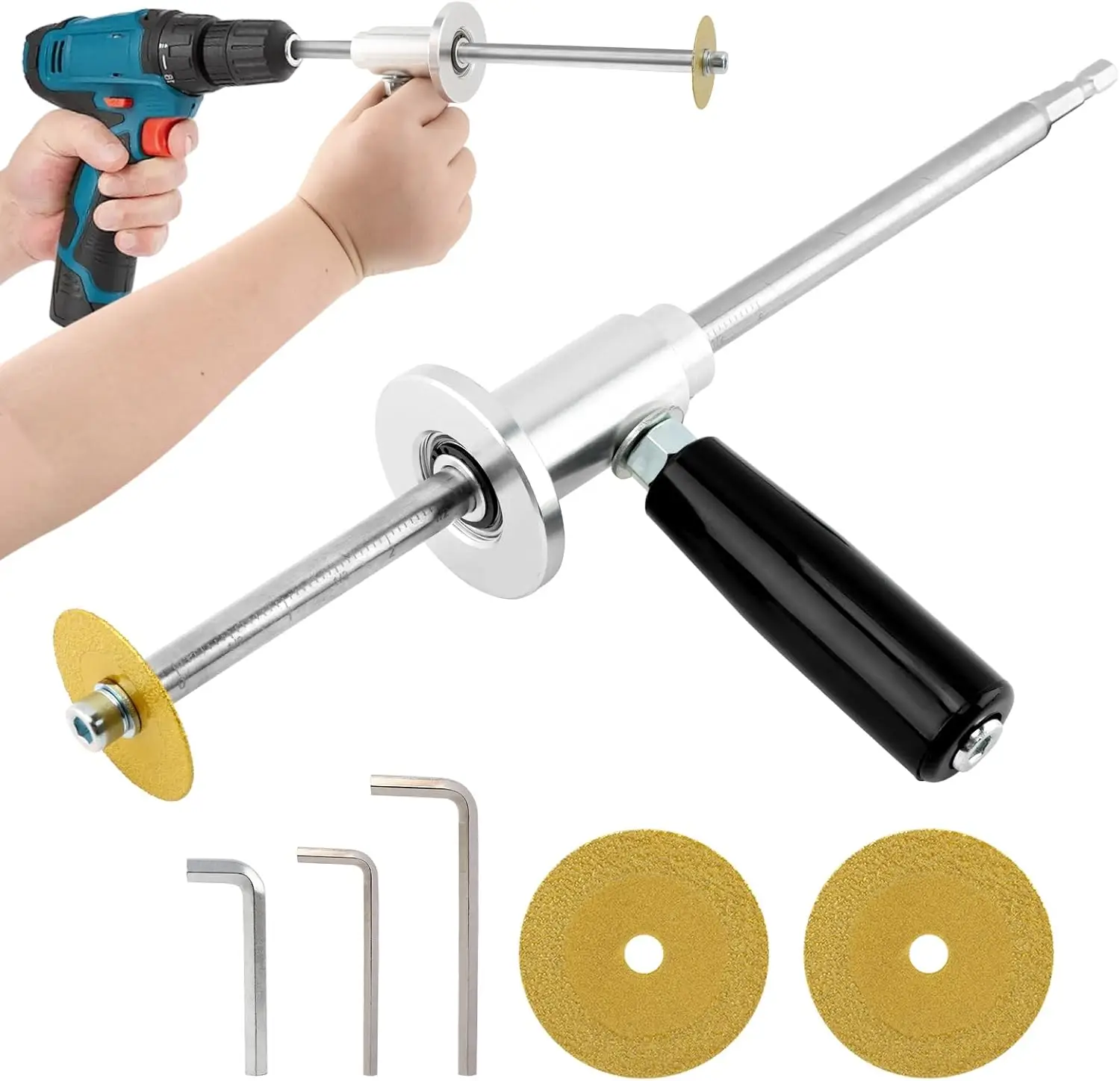 Inside Pipe Cutter for PVC Pipe Cutter Tool with Handle,Adjustable Depth Cutters for Plumbing Projects,Pipes Cable Saw,Pvc Insid
