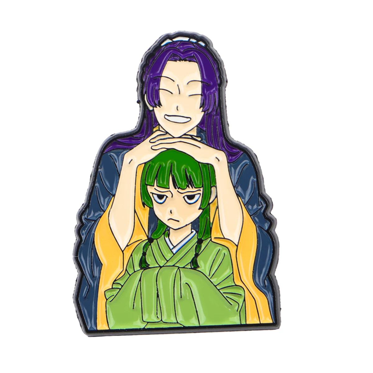 Maomao Emaille-Pins: Niedliche Katzen-Anime-Broschen, Anstecknadeln für Rucksack-Fans, Schmuckgeschenke, Kleidungsdekoration