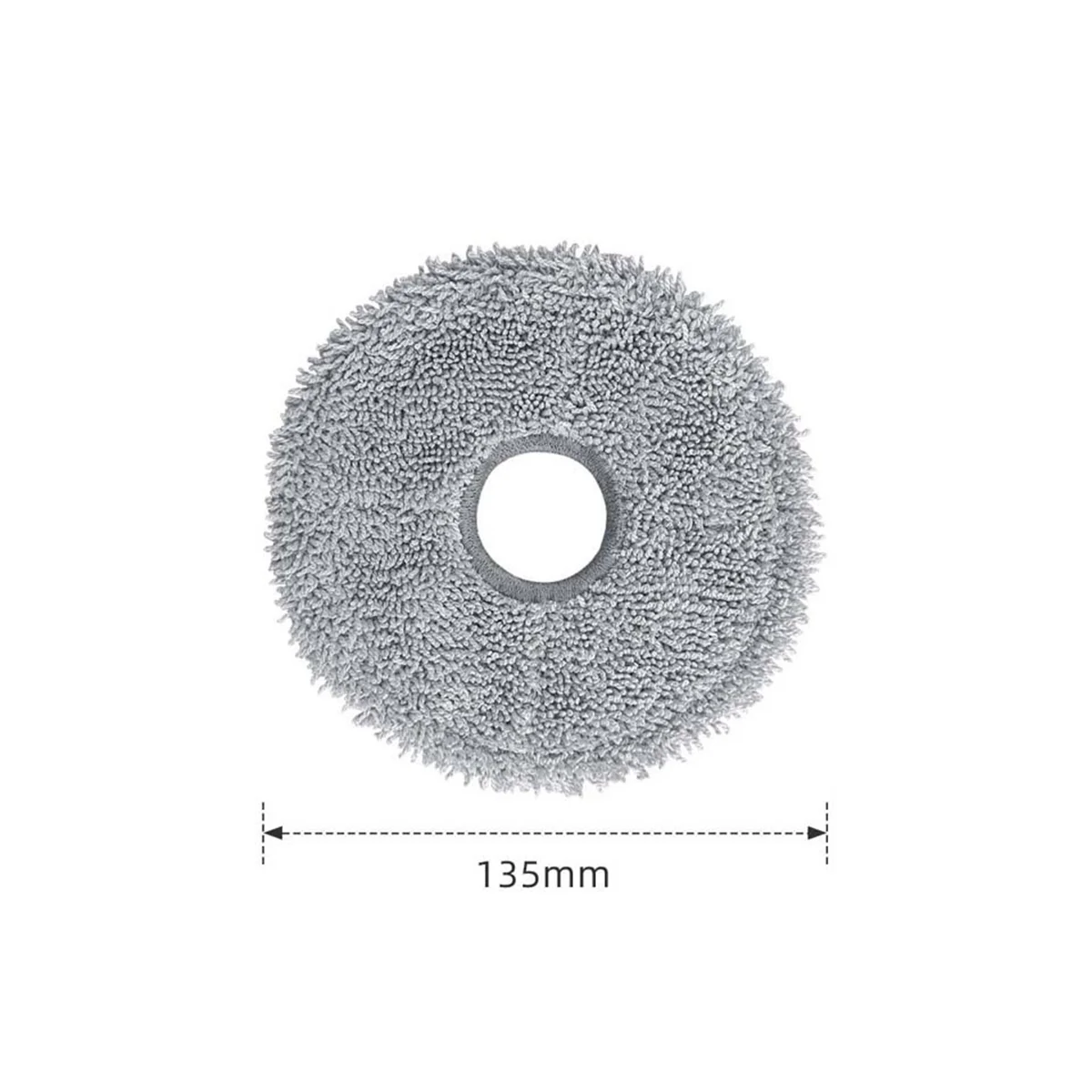 Mop Cloths Parts for Xiaomi Mijia OMNI Robot Vacuum Cleaner Mop 3S for Dreame B108CN Dry and Wet Mop Pad Floor Cleaning