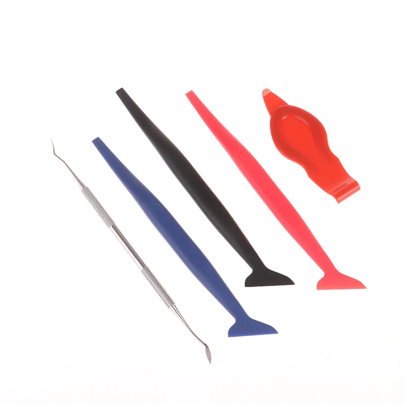 1/3PCS Car Film Wrapping Scraper Accessories Car Stickers Hardness Wrap Tools Micro Squeegee Scraper Car Micro Gasket Squeegee