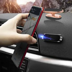 1PC new magnetic car phone seat dashboard mini bar stand iPhone Samsung Xiaomi metal magnet GPS car mounted wall