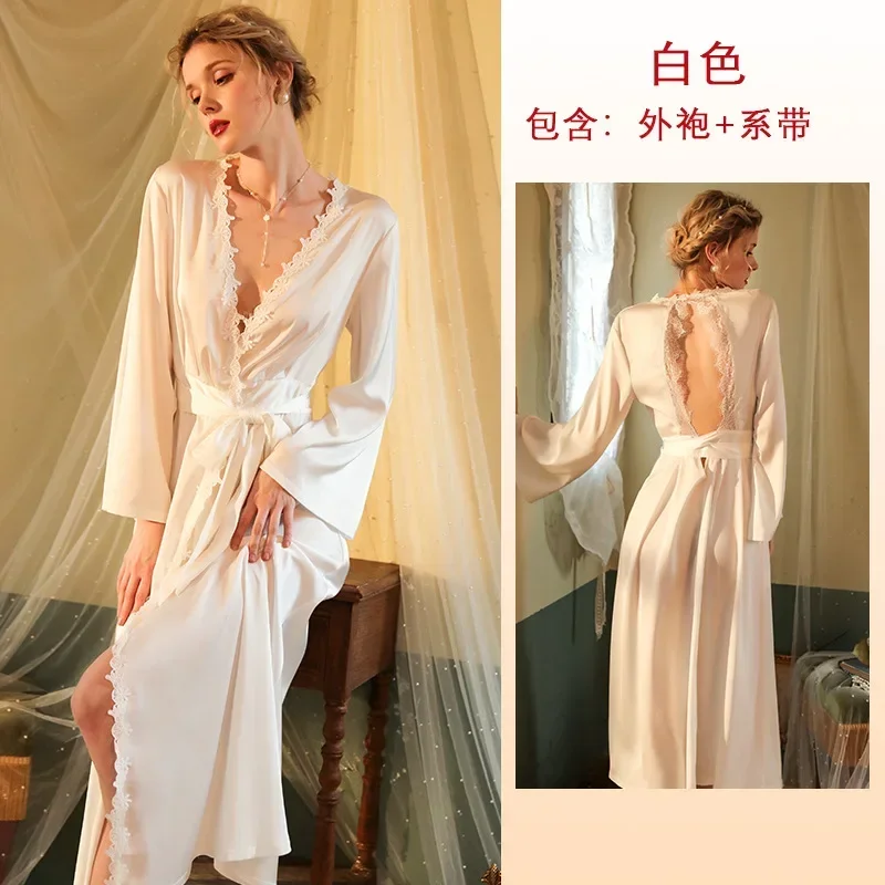 Nightgown Sleepwear Women's Clothing Homewear Thin New Sexy Comfortable Casual Versatile Fashion Breathable Loose Fit Large Size