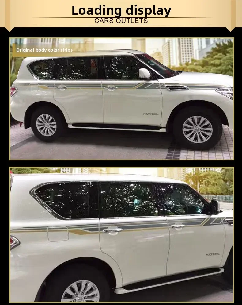 Adequado para 16-21 toule y62 barra de cor do corpo latte modificação especial personalizado linha de cintura adesivo de carta decorativa