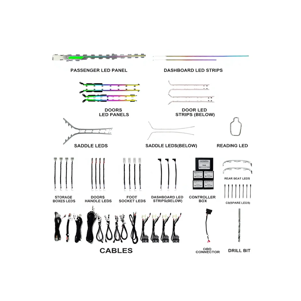 

Voyeego: Заводская цена, высококачественная атмосферная подсветка для Audi A6 2019-2022, хит продаж, подсветка салона автомобиля