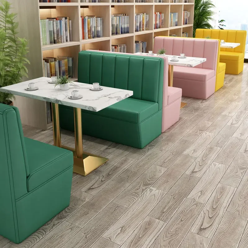 Simple cafe, milk tea shop, restaurant table and chair, tea house, card seat sofa to negotiate leisure tables and chairs, cateri