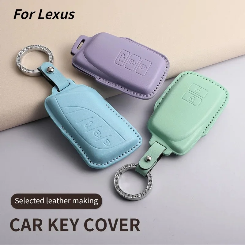Car Key Case Cover Shell For Lexus NX GS RX IS ES GX LX RC 200 250 350 LS 450H 300H Car Remote Keychian Fob Interior Accessories