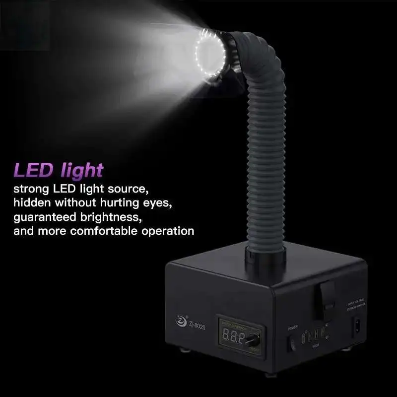 Neueste Tragbare Solder Fume Extractor Solder Rauch Absorber Entferner Rauch Prävention Absorber Arbeits Fan für Schweißen Tool