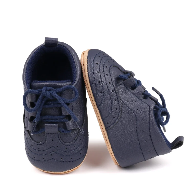 Baby Shoes Soft PU and TPR High Quality Anti-slip Sole Cassual Style 2024 New Fashion 0-9-18 Months  Spring and Autumn BMH3197