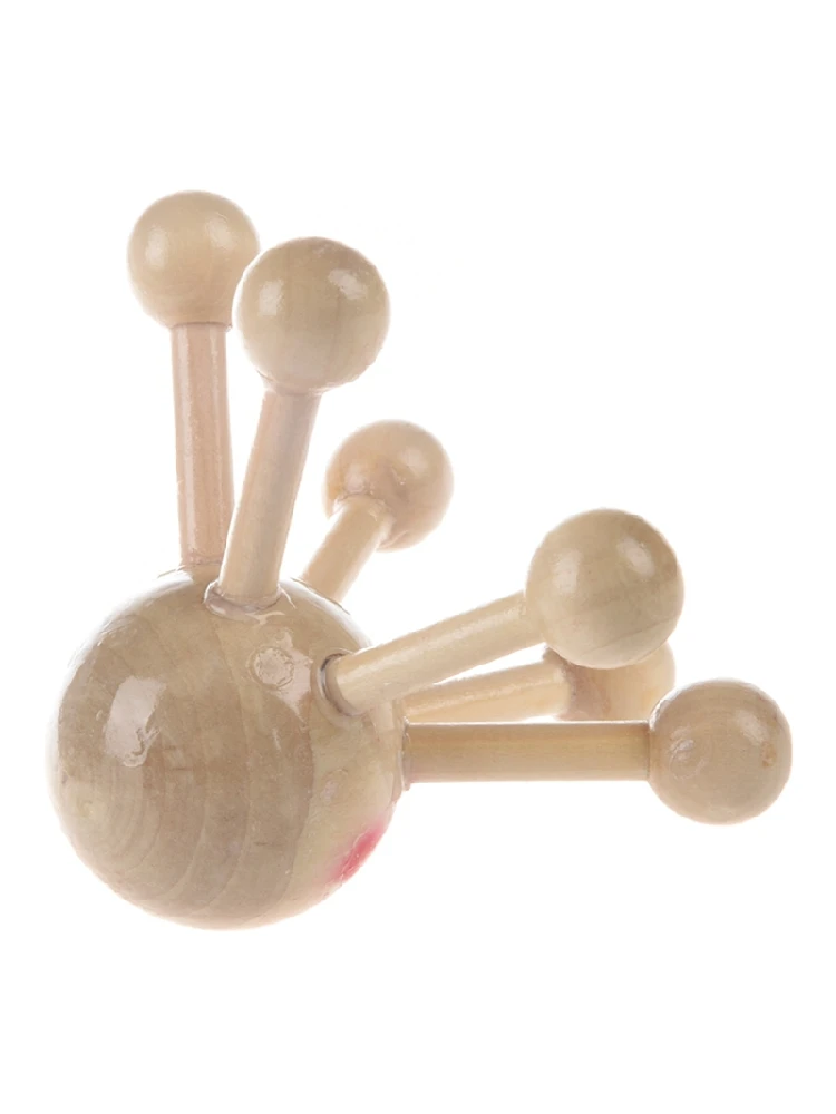 ABUU-4X Home Office 6 Points soulagement de la Tension tête en bois équipement de Massage du cuir chevelu