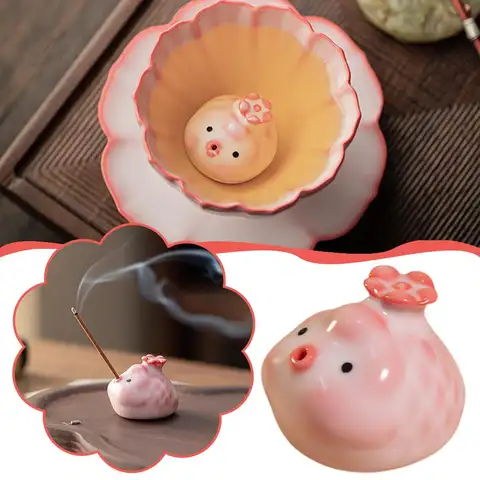 Bubblande te husdjur tecknad keramisk tekopp gris fisk sjöstjärna spotta bubblor under botten heminredning rolig present 10 best sales teapet - №7