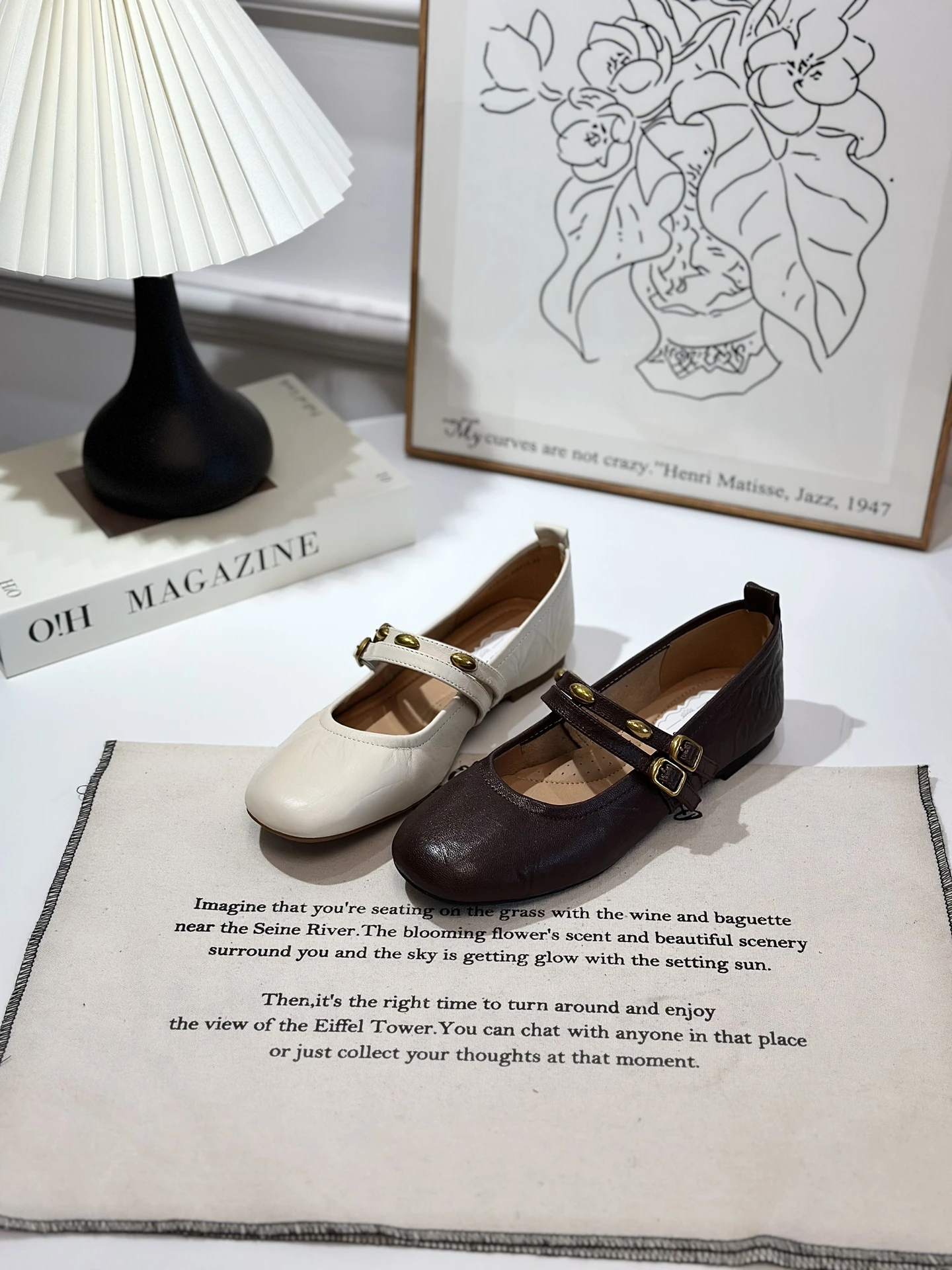 comfortable-wide-fit-ballet-mary-janes-egg-roll-oes-leather-inner-sweet-sle-spring-commute-faion-single-oes