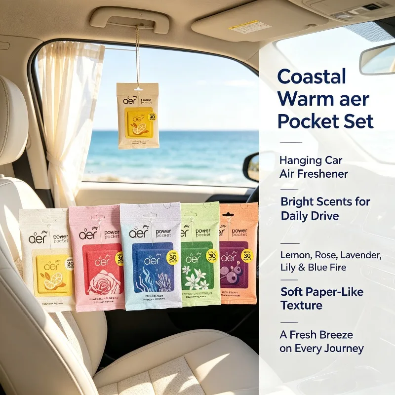 Hanging Paper Car Air Freshener 24 Pack Mixed Scents Long Lasting Fragrance For Car Closet Home