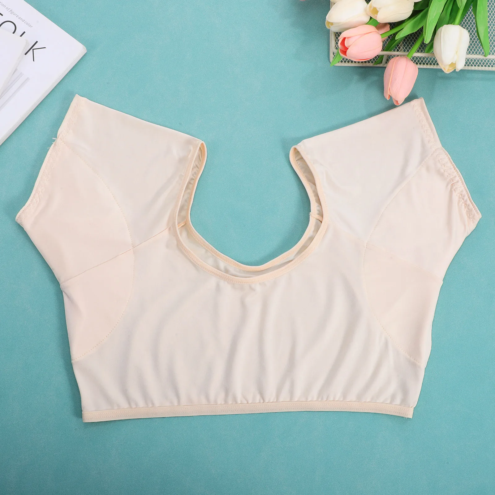 

Sweat Absorbent Vest Armpit Pads Milk Silk Women Men Sweatshirt Dress Guards Child Summer Antiperspirant Deodorant