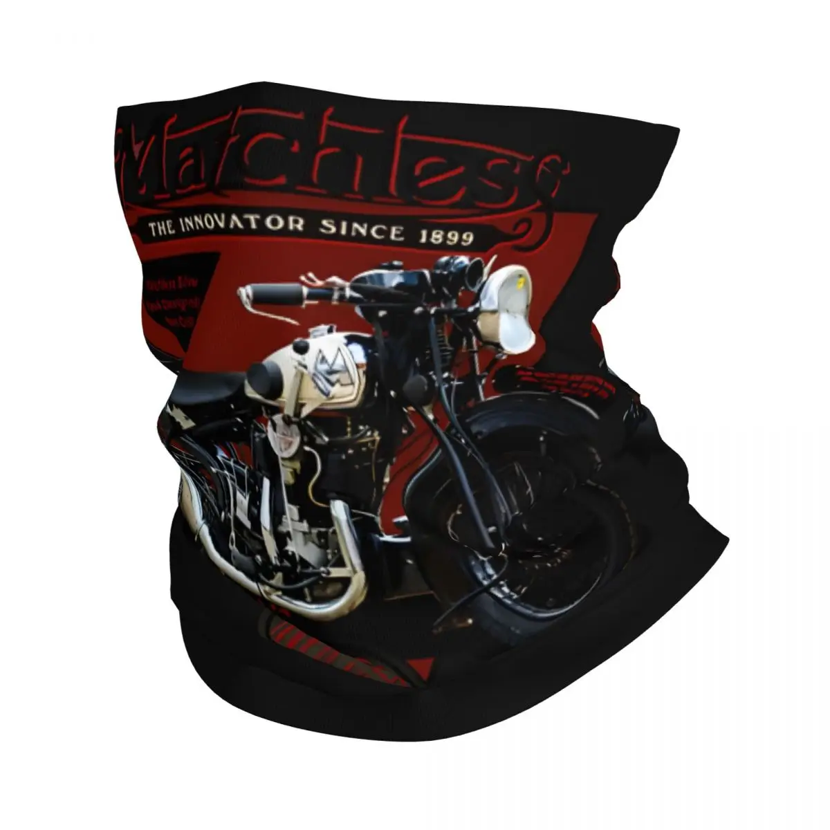 Attraente Bandana senza fiammiferi copricollo stampato moto Motocross maschera facciale multiuso ciclismo equitazione Unisex adulto per tutte le stagioni