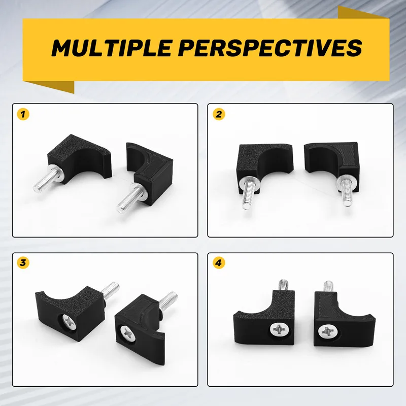 4 ชิ้นเหยียบยึดหัวเข็มขัดชุดสําหรับ Thrustmaster T3pa สําหรับ Logitech G27 G29 เหยียบสําหรับ Playseat Fixing อุปกรณ์เสริม
