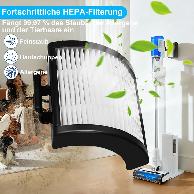 فلتر N92R كامل IW3612EU للمكنسة الكهربائية اللاسلكية Shark Detect Pro مع نظام فارغ تلقائي IW3612EU IW3612EUT #2