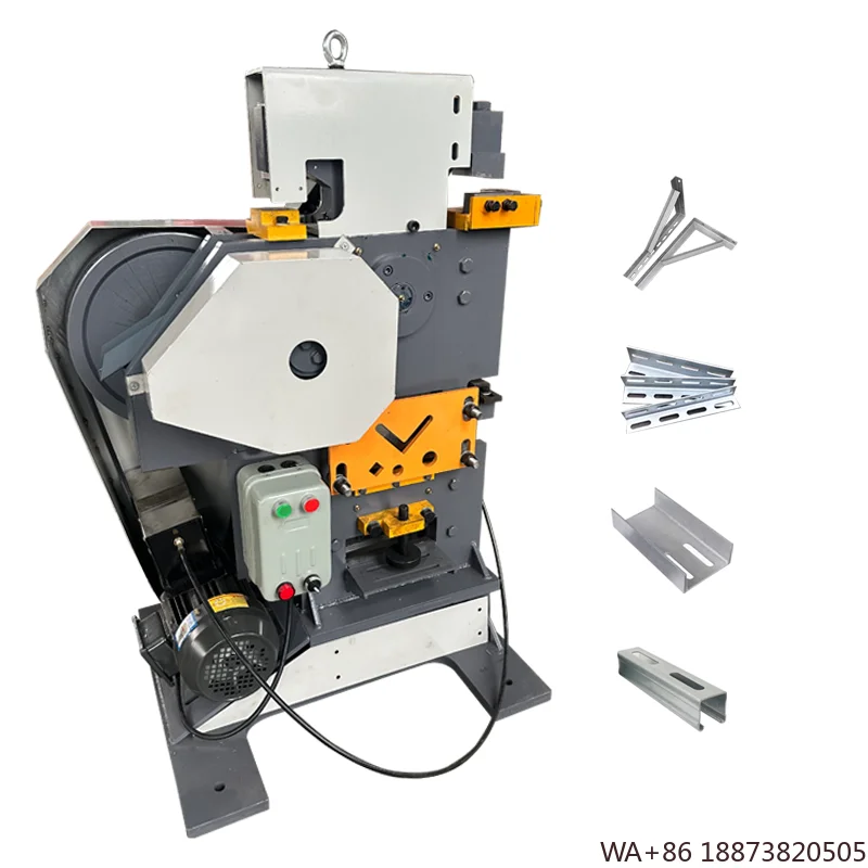 Machine QA32-10A Customizable Integrated Cutting Ironworker   Multifunctional Pneumatic Punching for Metal