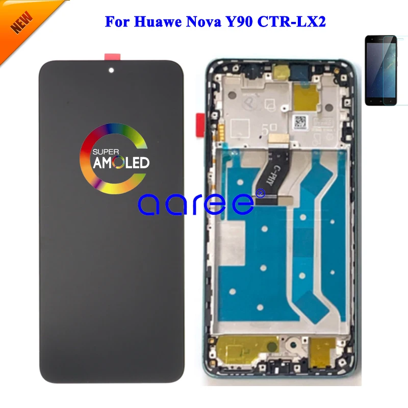 

Tested LCD Display For Huawei NOVA Y90 LCD For Huawei NOVA Y90 CTR-LX2 Display LCD Screen Touch Digitizer Assembly