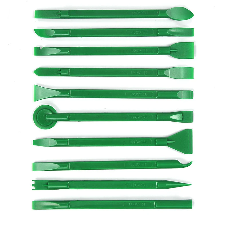 10pcs/set 10 in 1 Cellphone Repairing Opening Tools,Double Plastic Crowbar Disassembly Spudger Pry Opening Tools kit for Phone