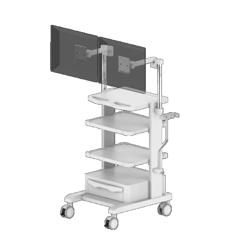 

Operating or emergency room Dual cart Meical trolley Clinic hospital use