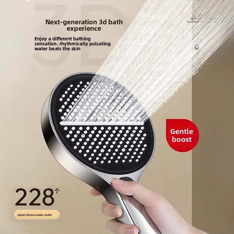 

Large Panel Pressurized Shower Head Household Water Heater Bath Faucet Pressurized Shower Head