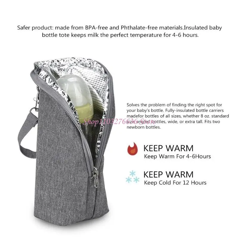 R6FD السفر جهاز تدفئة الحليب الرضع زجاجة تستخدم في الرضاعة الغطاء الواقي العزل الحقيبة المحمولة المنظم حقيبة مستلزمات التمريض