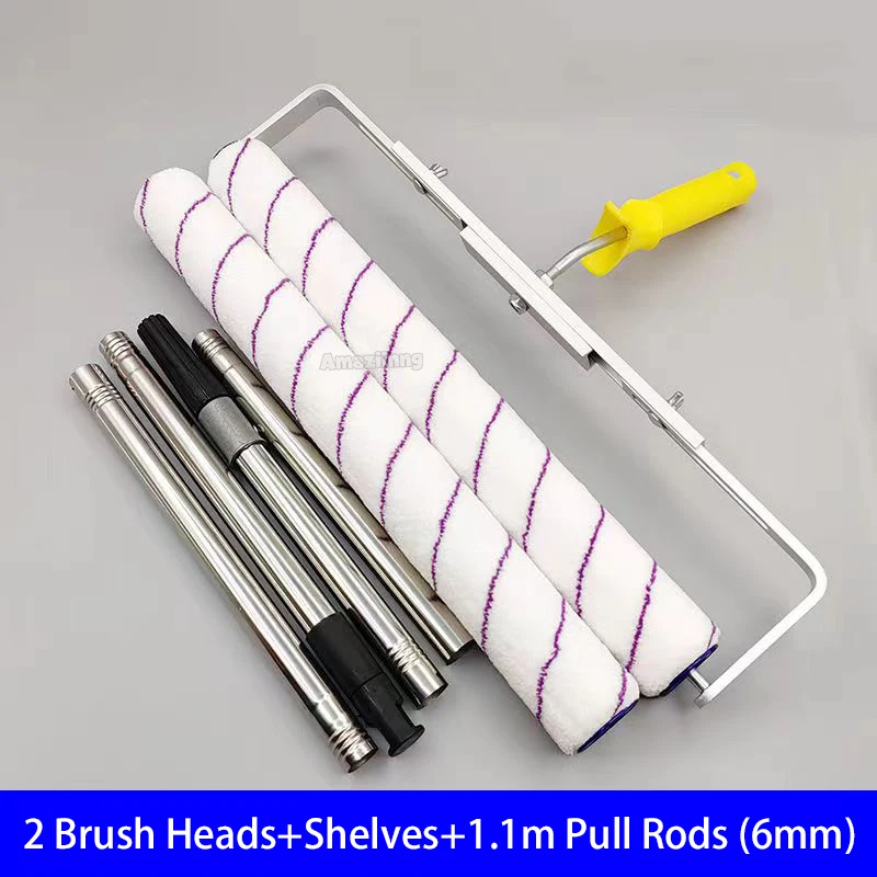 18 inch Verfroller Borstel Korte-Midden-Lange Pluche Schilderen Handvat Tool Voor Muur Decoratieve 6 MM/9 MM Schilderen Handvat Tool Ondersteuning
