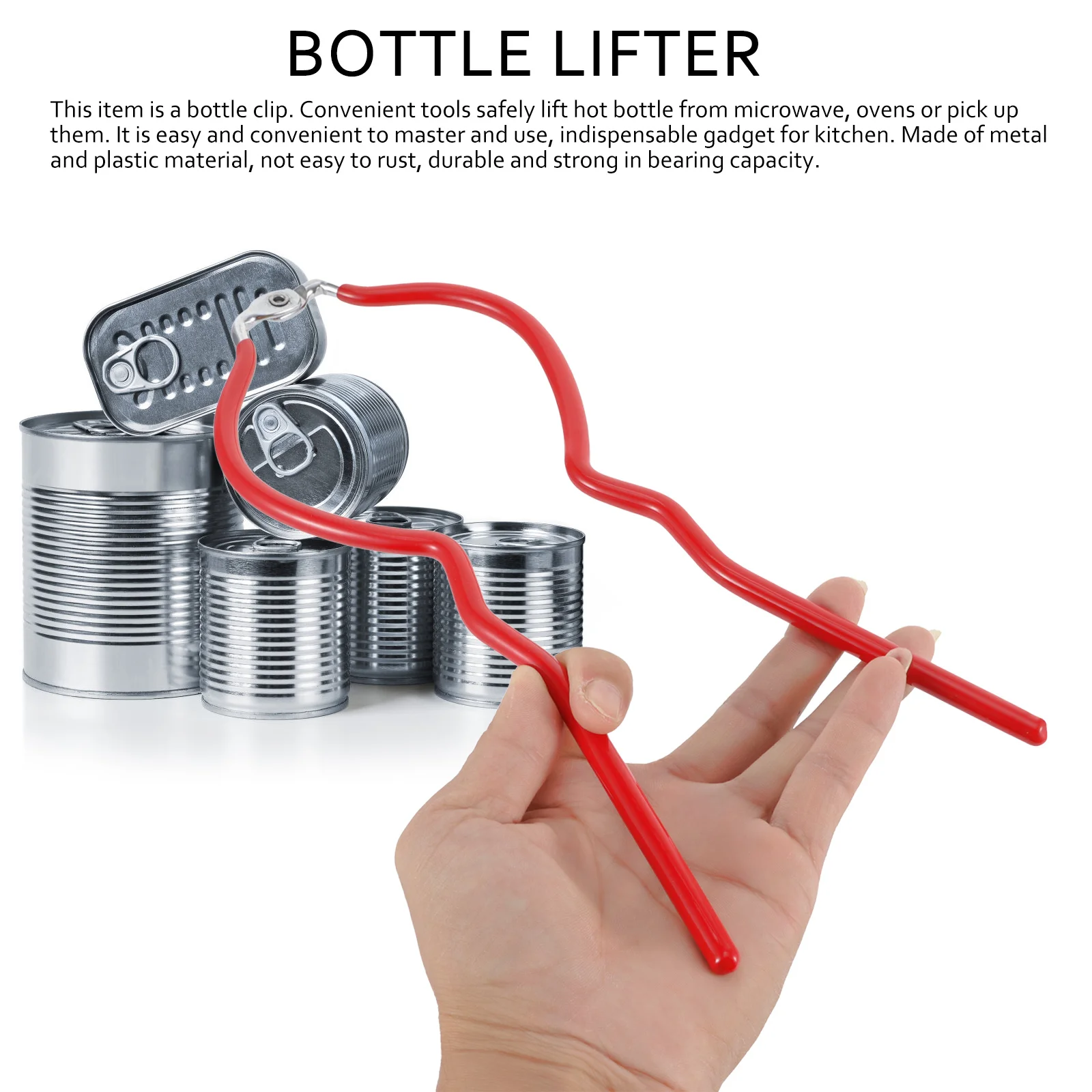 

Зажим для дезинфекции бутылочек, захват для консервирования, детские бутылочки, многофункциональные щипцы для банок, металл, пластик, красивая форма, высокая практичность