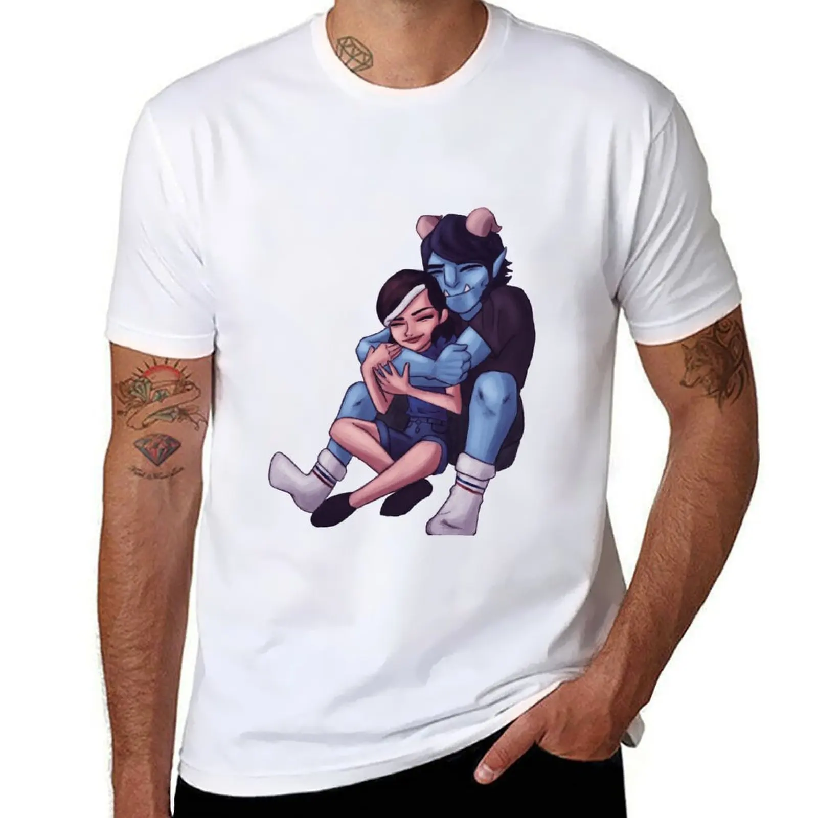 

Safe Jlaire T-Shirt graphic t shirts for man men t shirt cotton 100% T-Shirt