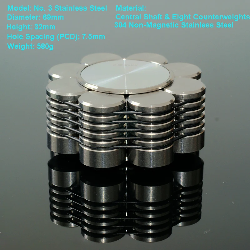 304 Edelstahl Metall Vinyl Schallplatte Gewichts stabilisator Scheibe symmetrische Klemme für Plattenspieler LP Plattenspieler Zubehör