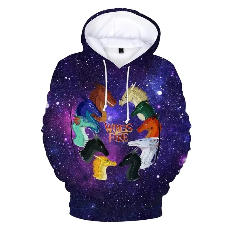 

2025 Fire Dragon Pattern Men's Hoodie 3D Printed Novel Pullover Sweatshirt Casual Super Street Headwear