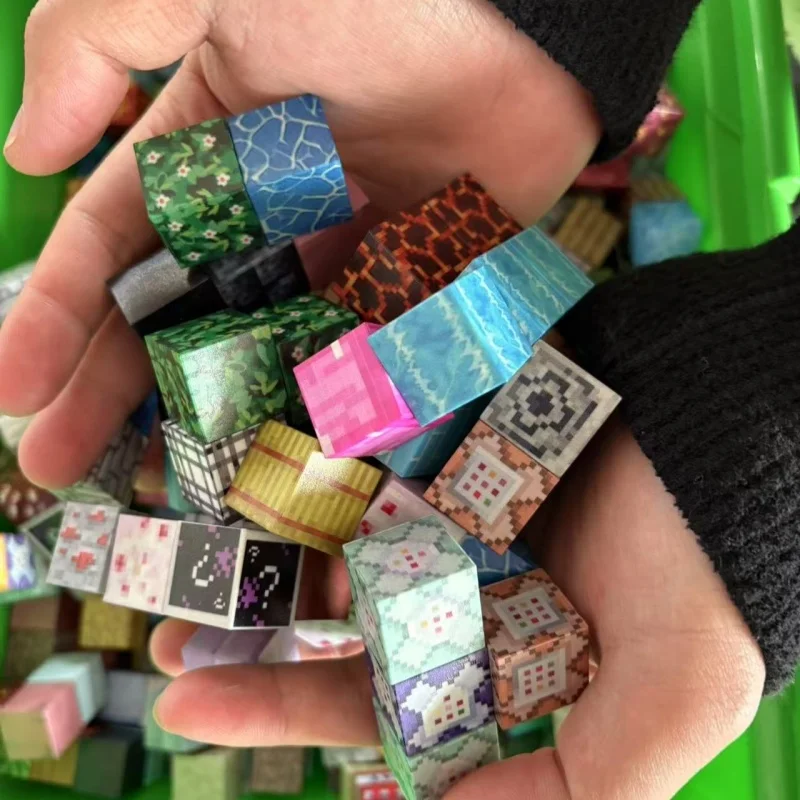 50-400pcs DIY 2CM Magnetic Building Blocks. Home-Made Educational Toy Vibrant colors STEM & play skills. Perfect holiday gift