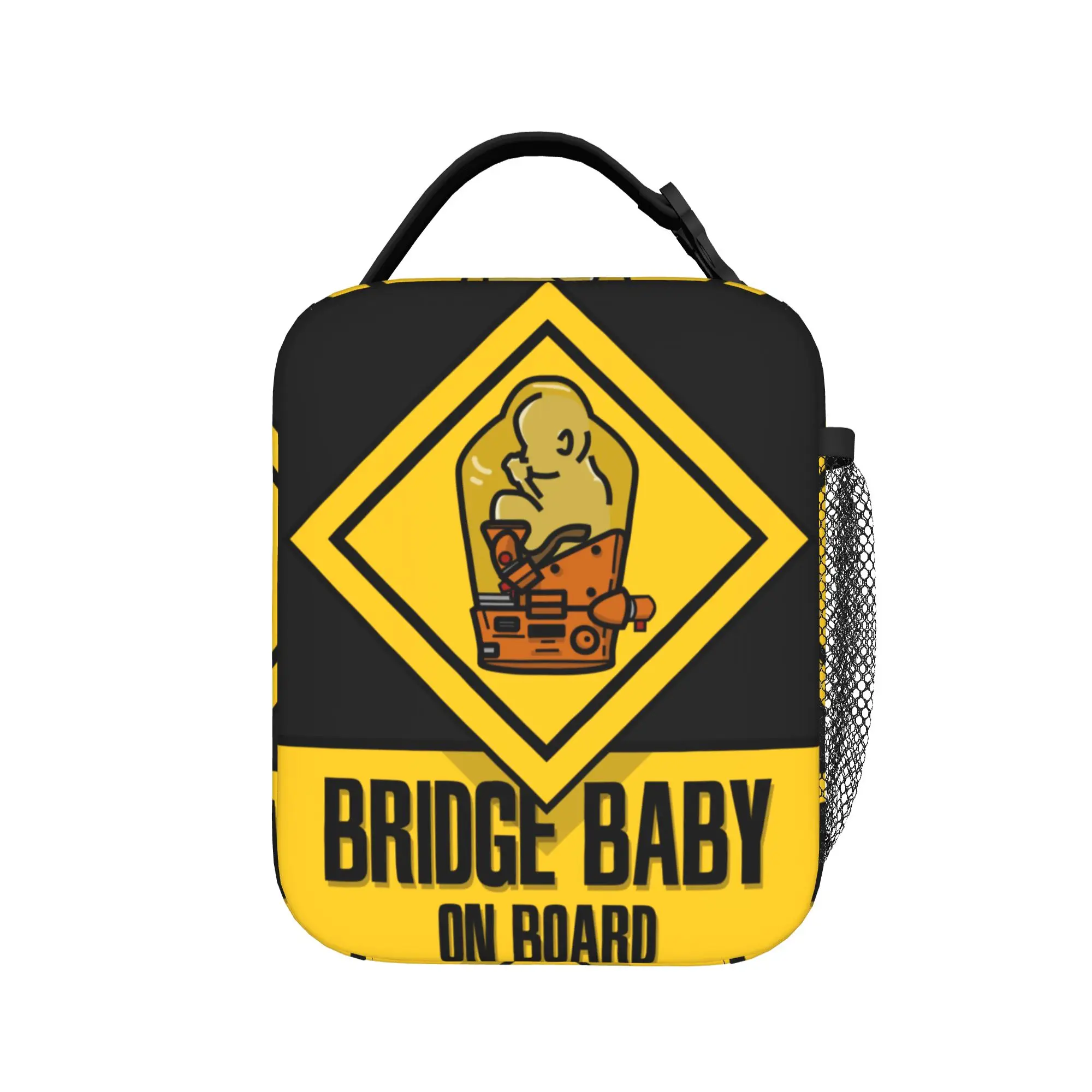 Bridge Baby on Board Insulated Lunch Bag Thermal Bag Lunch Container Death Stranding Tote Lunch Box Food Handbags School  Picnic