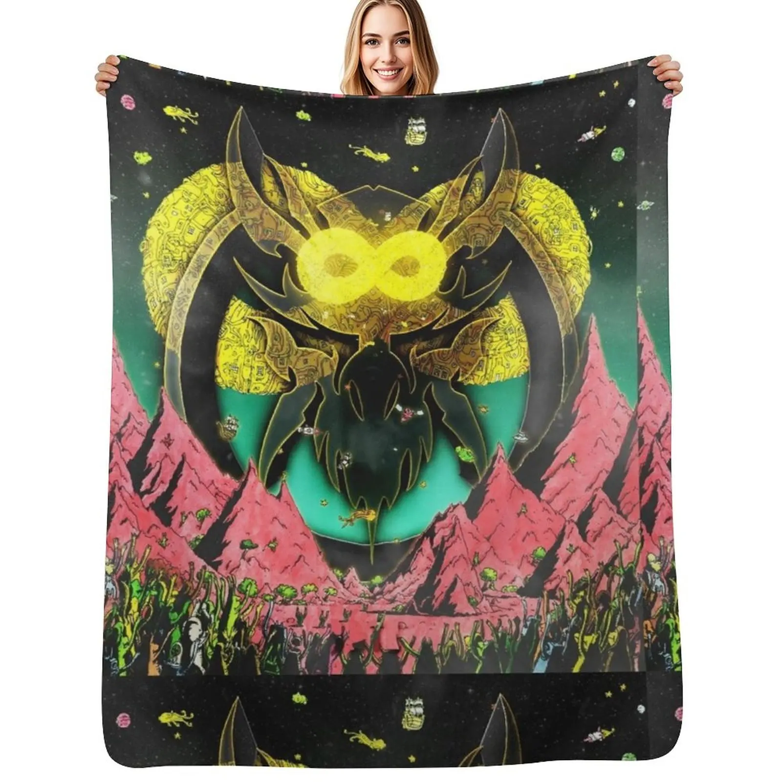 dance gavin dance merch - Mothership - dance gavin -Mothership - DGD Throw Blanket Nap Moving Bed covers Blankets