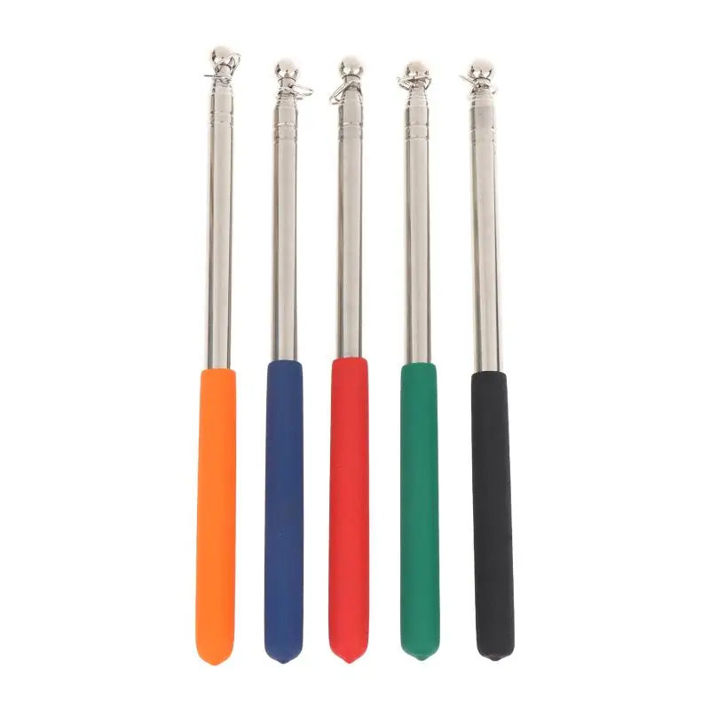[1.2M Telescopic Stainless Steel Flag Pointer Stick Portable Extendable Teaching Wand For Classroom Outdoor Parade Guide]