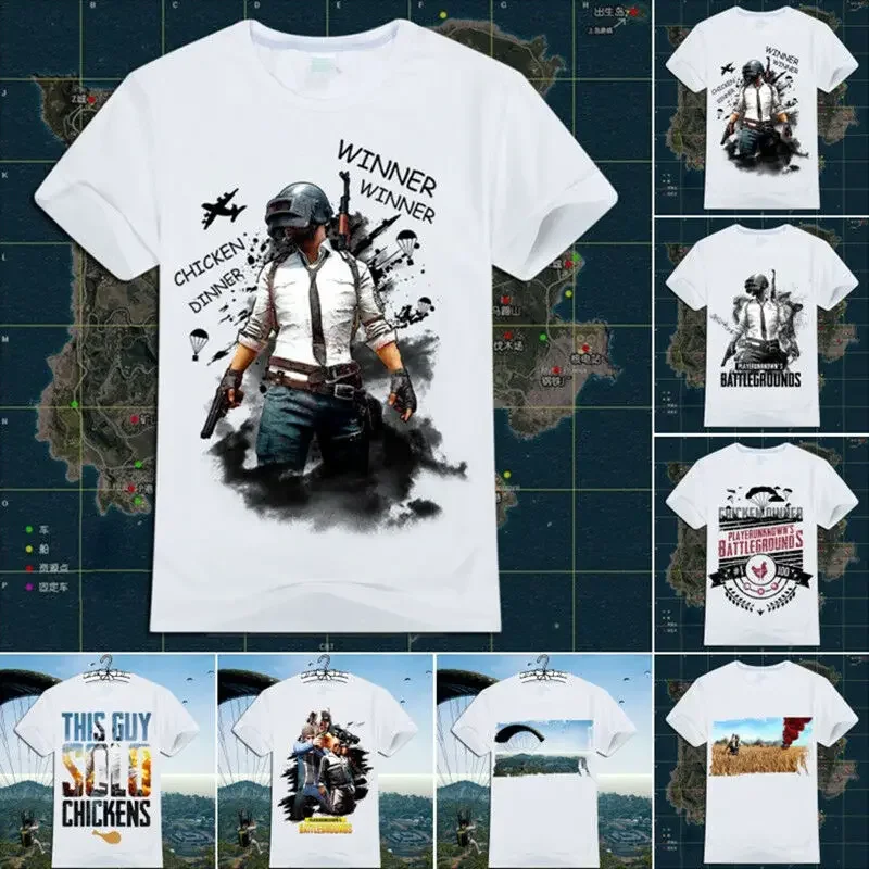 

Unknown's Battlegrounds Winner Chicken Dinner PUBG Player T-Shirt. Summer Cotton Short Sleeve O-Neck Men's T Shirt New S-3XL