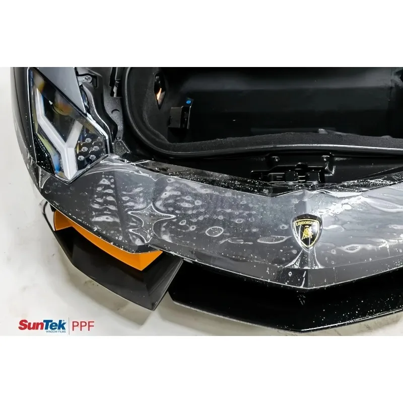 

Suntek ppf film 9.5mil transparent car paint protection film rhino leather TPU non-yellowing heat self-repairing 1.52M*15M