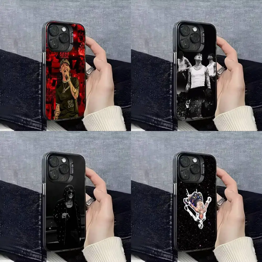 

P-Peso Pluma Gervonta Phone Case For iPhone 16,15,14,13,12,11,Mini,Pro,E,SE4,XS,MAX Black Candy Matte Cover