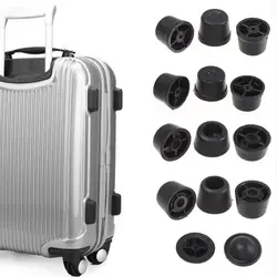 10pcs DIY Craft 13 Styles Black Luggage Feet Pads Plastic Stud Suitcase Stand Feet Bag Replacement Bag Feet Luggage Accessories