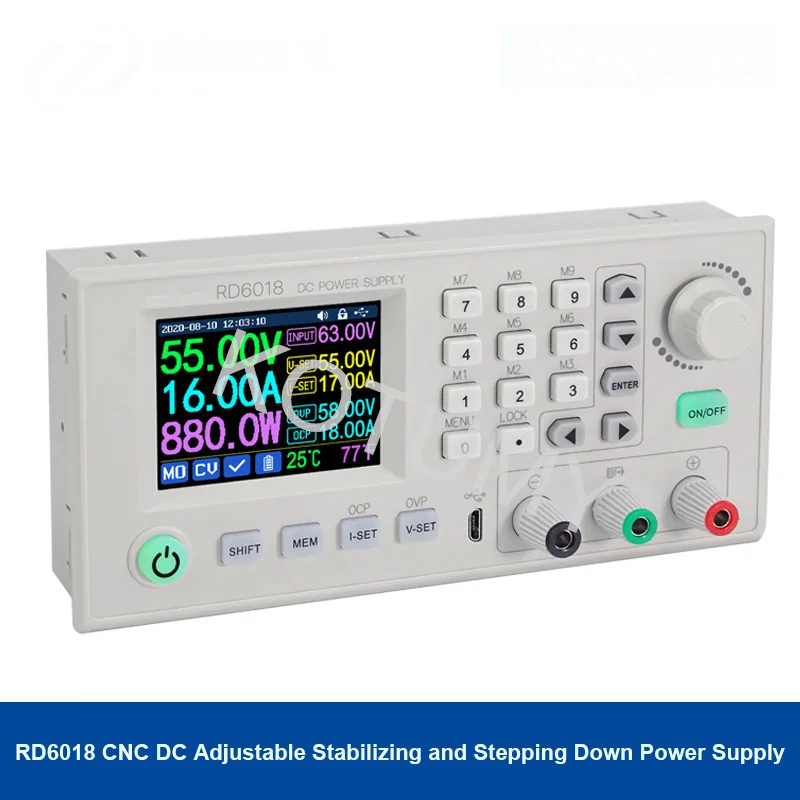 CNC Adjustable Power Supply Experimental Maintenance Power Supply Switching Regulator Source 60V Step-Down 18A