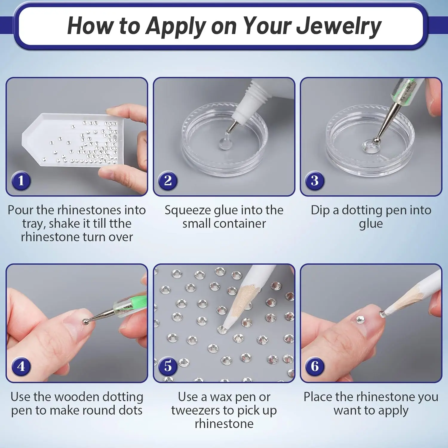 B7000 Jewelry Screen Border Glue Waterproof Clear Adhesive, Universal Glass Bonding Agent, Repair Point Drill Rhinestone DIY Bonding Elastic Glue Tool, 15/25/50/110ml,1-3pcs. image 3