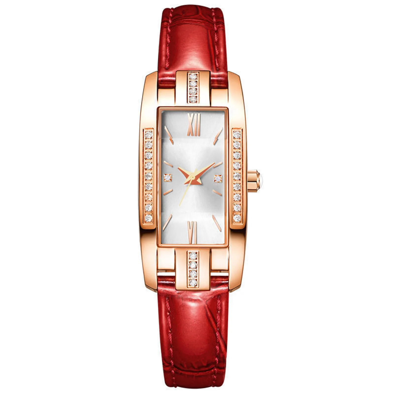 

Diamond Small Square Vintage Fashion Women's Crystal Watch