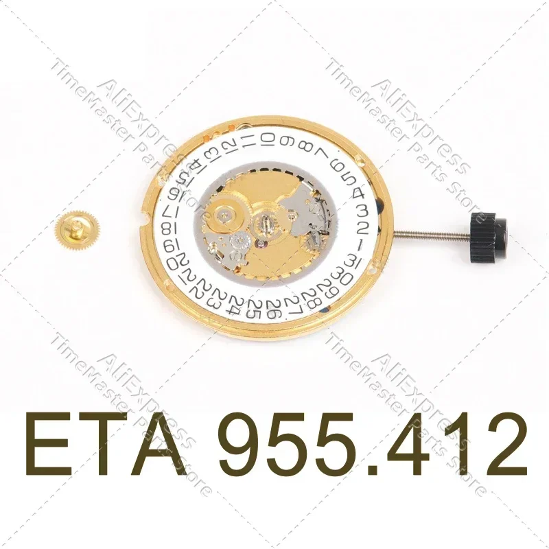 

New Original Swiss Movements ETA 955.412 955412 Quartz movement with three hands