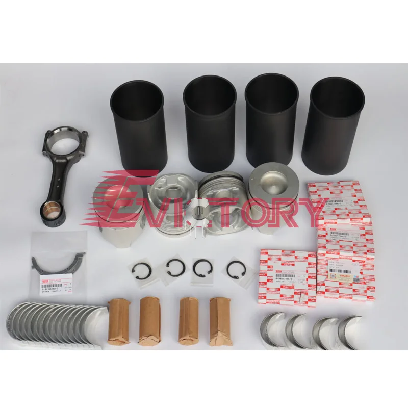 For ISUZU 4HK1-TC 4HK1 4HK1T connecting rod + overhaul rebuild kit HITACHI excavator