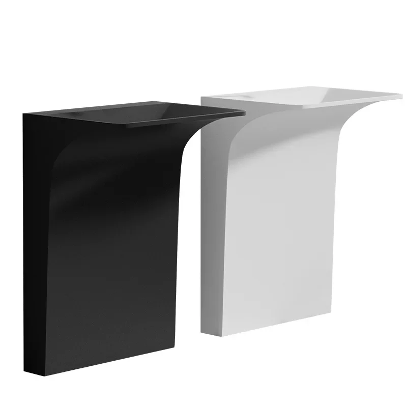 

Artificial stone column basin sink integrated floor art basin bathroom balcony