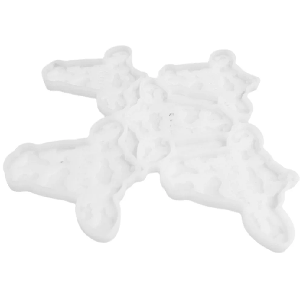 

Cow Silicone Keychain Molds for Resin Epoxy Accessories Making Portable Pendant Craft Tools Safe Oven Fridge for Kids