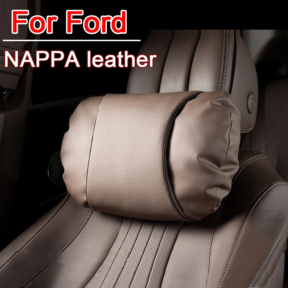 

High-Quality Car Neck Pillow Seat Support Headrest Universal For Ford 2 3 4 Edge Fusion Mustang Explorer Ecosport MK5 F150 Kuga