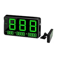 Velocímetro GPS Digital Universal para coche de 4,5 "", pantalla frontal de velocidad C80, sistema de alarma de velocidad para bicicleta, motocicleta, camión y coche